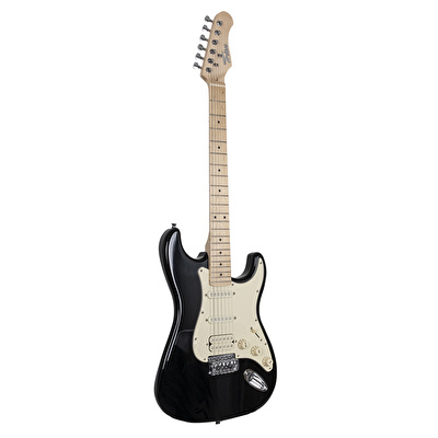 Trion TGP-112-BK  Aksesuar ve Amfi Dahil Siyah Elektro Gitar Seti